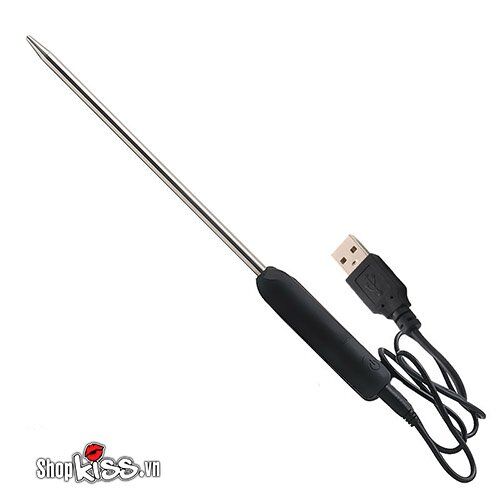 Thanh rung kích thích niệu đạo thép không gỉ sạc pin an toàn