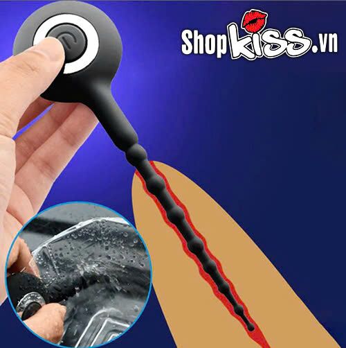 Dụng cụ rung niệu đạo Ji Yuma dạng chuỗi hạt silicon cao cấp