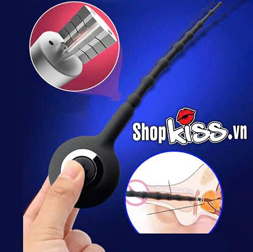 Dụng cụ rung niệu đạo Ji Yuma dạng chuỗi hạt silicon cao cấp