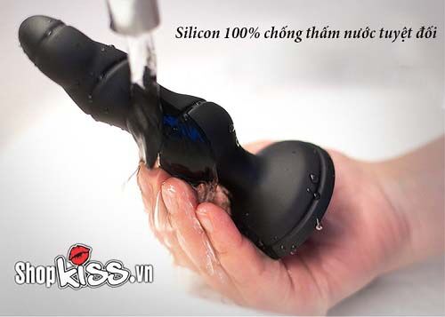Máy rung hậu môn silicon cao cấp 18 tần số điều khiển từ xa chống nước