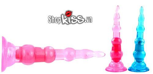 Dụng cụ mát xa hậu môn rung mạnh ABS chống nước pin AAA tiện lợi