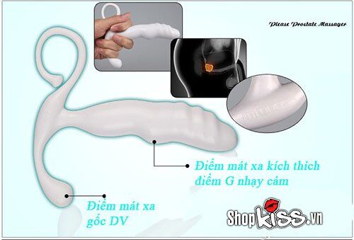 Máy mát xa hậu môn hình lưỡi 3 size kích thích mạnh mẽ dễ sử dụng