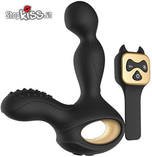 Máy Kích Thích Hậu Môn NV Toys Cako Silicone Rung Ngoáy 360 Độ Pin Sạc