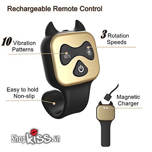 Máy Kích Thích Hậu Môn NV Toys Cako Silicone Rung Ngoáy 360 Độ Pin Sạc