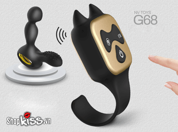 Máy Kích Thích Hậu Môn NV Toys Cako Silicone Rung Ngoáy 360 Độ Pin Sạc