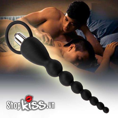 Cây rung hậu môn Black Mont silicon cao cấp siêu mềm nhiệt tình gay