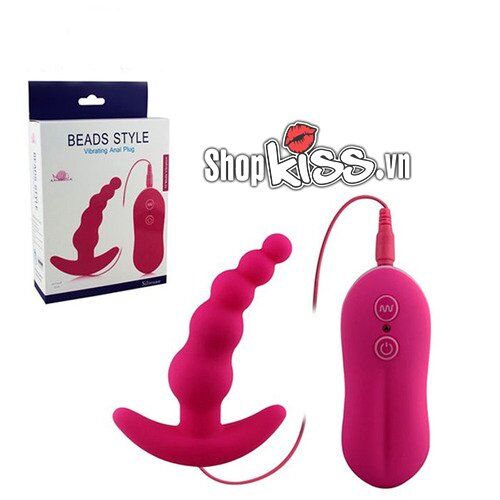 Kích thích hậu môn hình mỏ neo 10 chế độ rung silicon chống nước