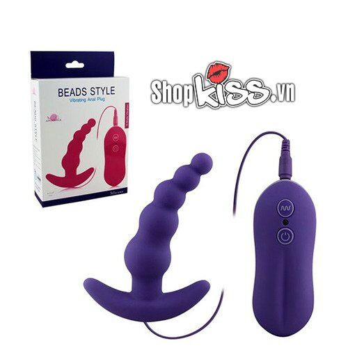 Kích thích hậu môn hình mỏ neo 10 chế độ rung silicon chống nước