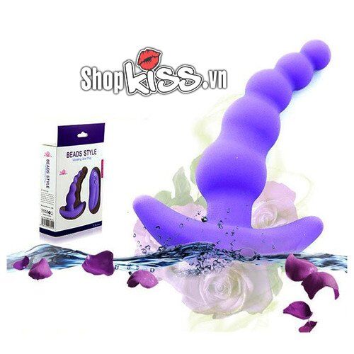 Kích thích hậu môn hình mỏ neo 10 chế độ rung silicon chống nước