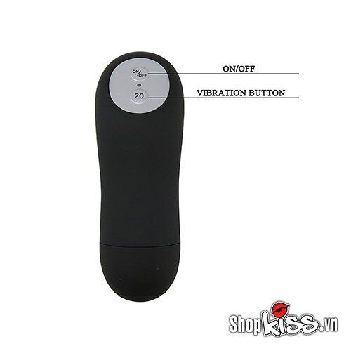 Trứng rung hậu môn Butt Plug điều khiển từ xa silicon chống nước