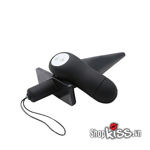 Trứng rung hậu môn Butt Plug điều khiển từ xa silicon chống nước