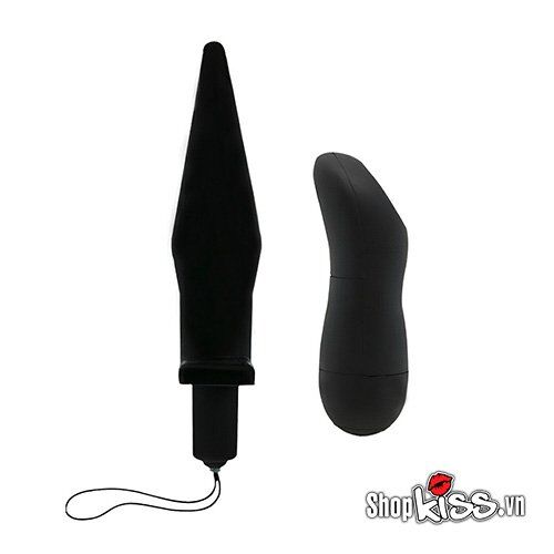 Trứng rung hậu môn Butt Plug điều khiển từ xa silicon chống nước