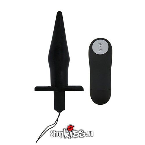 Trứng rung hậu môn Butt Plug điều khiển từ xa silicon chống nước