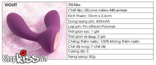 Svakom Vicky USA Dual Prostate G-Spot Massage Silicone