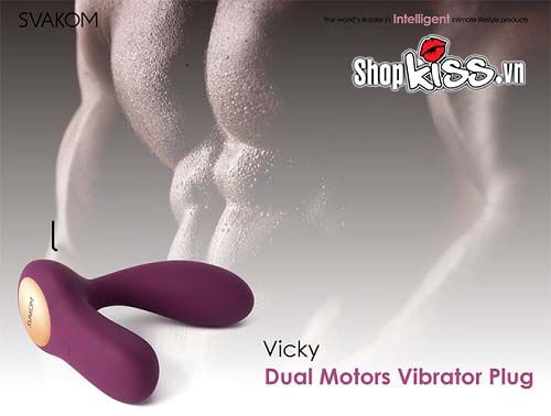 Svakom Vicky USA Dual Prostate G-Spot Massage Silicone