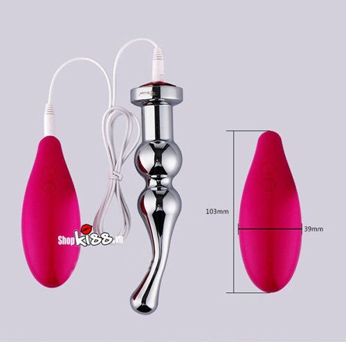 Electric Metal Anal Vibrator for Intense Male Stimulation
