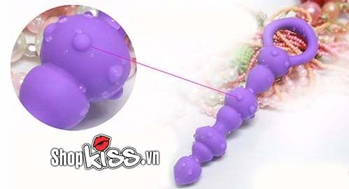 Cây gai silicon mềm mại kích thích hậu môn tăng khoái cảm