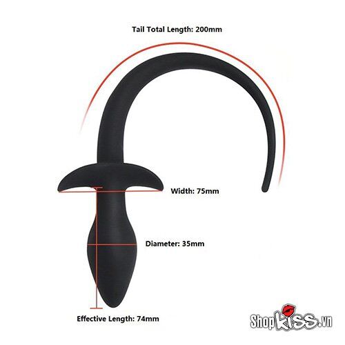 Dụng cụ kích thích hậu môn đuôi chuột mềm mại siêu kích thích cho gay nữ