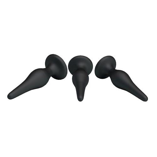 Bộ 3 Phích Thông Hậu Môn Silicone Mềm Mại Kích Thích 