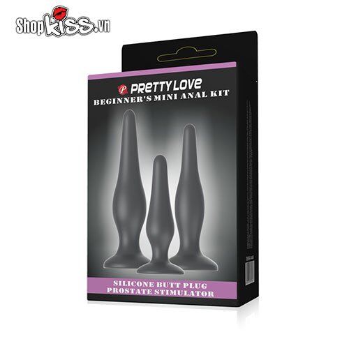  Nhập sỉ Bộ 3 phích thông hậu môn mềm mại Prettylove mới nhất