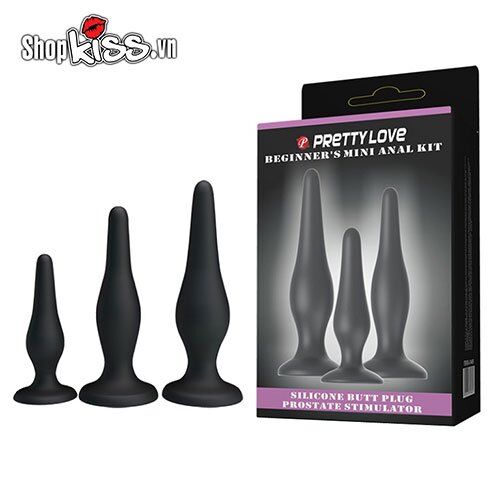  Nhập sỉ Bộ 3 phích thông hậu môn mềm mại Prettylove mới nhất