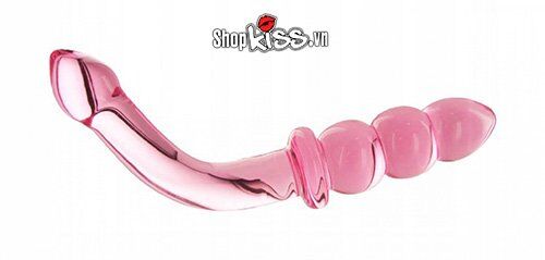 Clear Glass Anal Stimulator Butt Plug Massage Toy