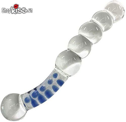 Clear Glass Anal Stimulator Butt Plug Massage Toy