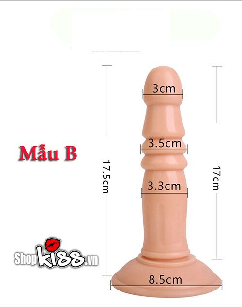 Large Size Suction Super Soft Silicone Anal Plug