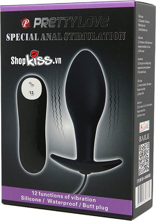  Đánh giá Phích cắm hậu môn rung đa tần số Pretty Love hàng xách tay