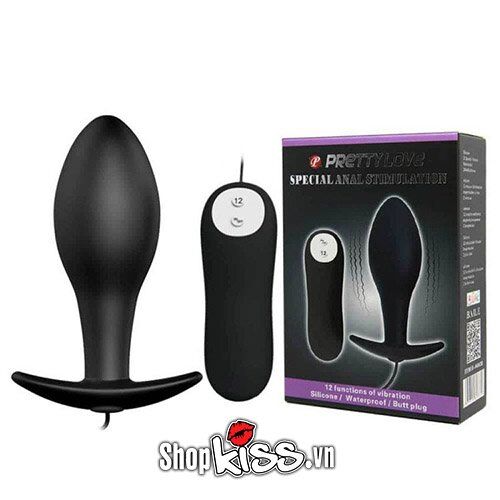 Pretty Love HM02N Anal Plug Vibrator Multi-Speed Durable Soft