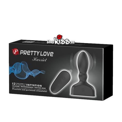  Đại lý Máy rung hậu môn bơm hơi Prettylove Harriet điều khiển từ xa nhập khẩu