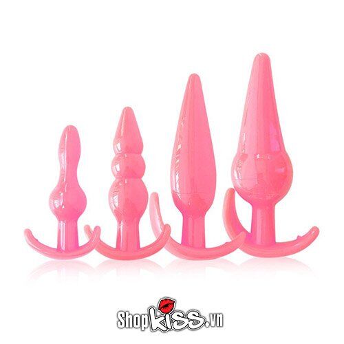 Bộ dụng cụ kích thích cặp đôi silicon 10 món cao cấp an toàn da