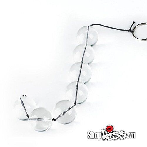 Glass Anal Beads Stimulator Pleasure Toy for Men Women Gay