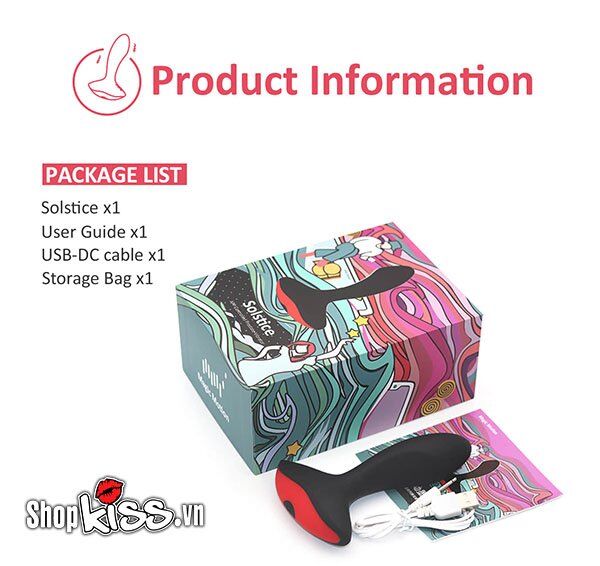 Dụng cụ kích thích hậu môn Magic Motion Solstice điều khiển app tiện lợi