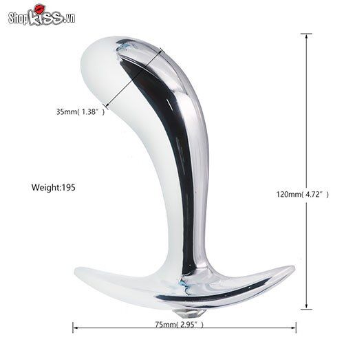 HM72N Stainless Steel Anal Pleasure Set Trio