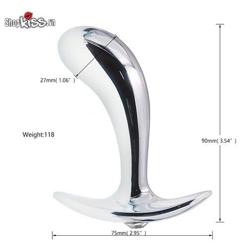 HM72N Stainless Steel Anal Pleasure Set Trio