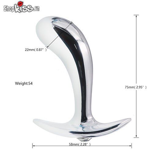 HM72N Stainless Steel Anal Pleasure Set Trio