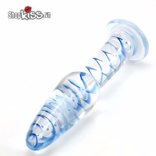 Glass Anal Plug Gay BDSM Metal Bondage Erotic Adult Toy Men Sex Access