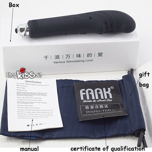 Dụng cụ rung hậu môn Faak tăng khoái cảm kích thích mạnh