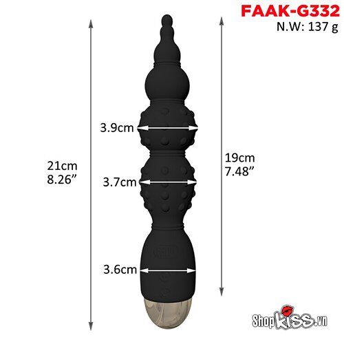 Thanh rung hậu môn FAAK Beads kích thích cực mạnh, đồ chơi tình dục