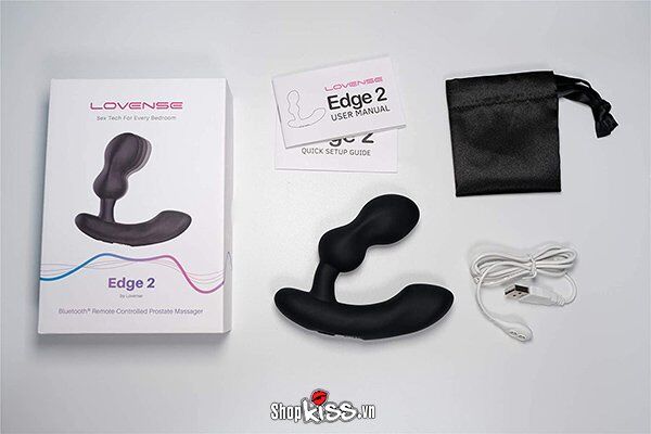 Máy mát xa hậu môn Lovense Edge 2 cho Gay điều khiển App tiện