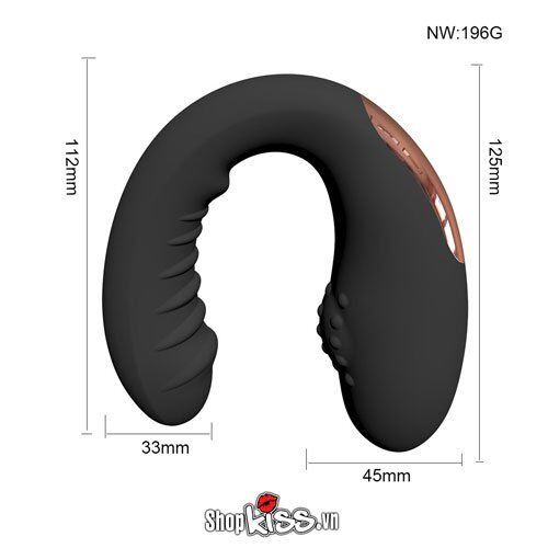 Máy Rung 2 Đầu Chữ U Massage Hậu Môn Faak Kích Thích