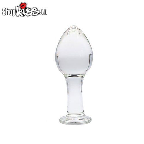 Phích cắm hậu môn thủy tinh trong suốt cho Gay, an toàn, kích thích