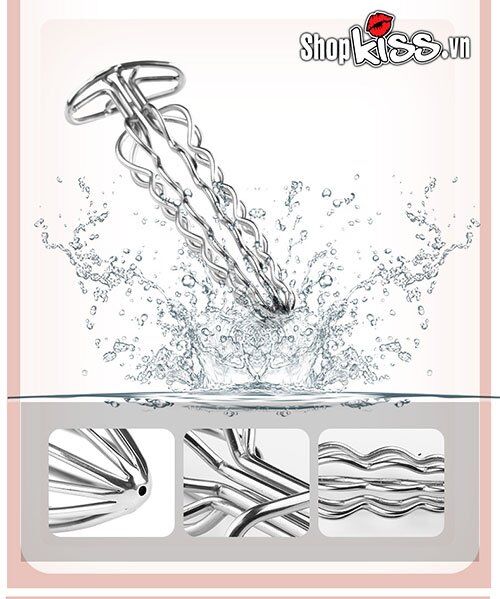 Stainless Steel Hollow Anal Plug Prostate Stimulator