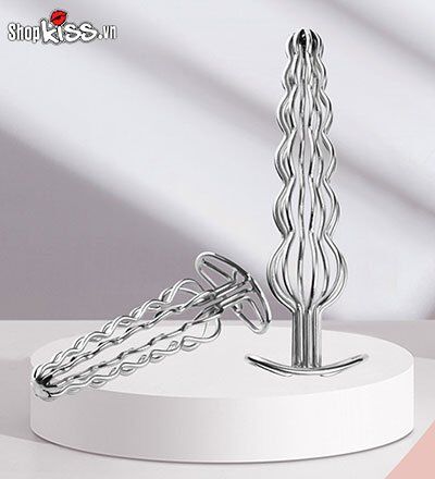 Stainless Steel Hollow Anal Plug Prostate Stimulator
