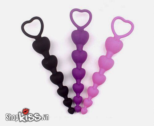 Chuỗi hạt trái tim hậu môn kích thích cực khoái tăng cảm giác