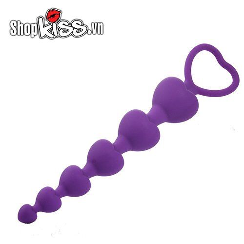 Chuỗi hạt trái tim hậu môn kích thích cực khoái tăng cảm giác
