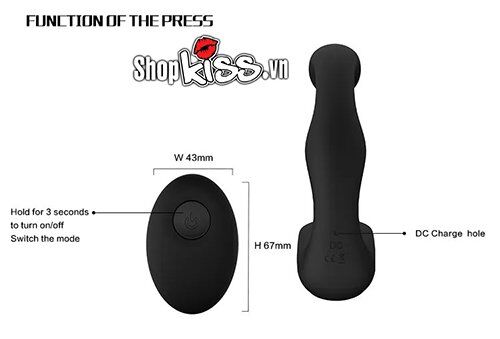  Phân phối Máy massage kích thích hậu môn và tuyến tiền liệt điều khiển từ xa LANDY hàng mới về