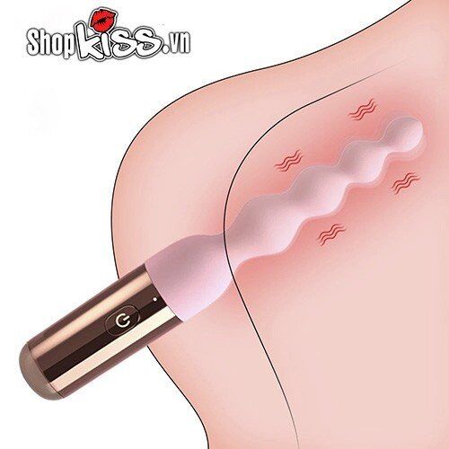 Bead Elementary Anal Vibrator Prostate Stimulator Silicone