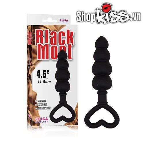  Cửa hàng bán Dụng cụ massage hậu môn hình trái tim Chisa Black Mont hàng mới về